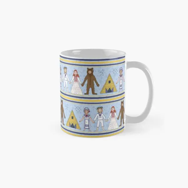 

Классическая кружка с рисунком Midsommar 2, круглая чашка с принтом кофе и чая, дизайнерская посуда для напитков, простые подарки