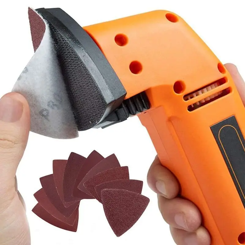 50 шт. треугольная 80 мм осциллирующая многофункциональная песчаная подушечка с