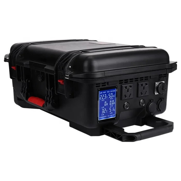 

black 220V 5000W 3127WH portable 3kw solar generator power station