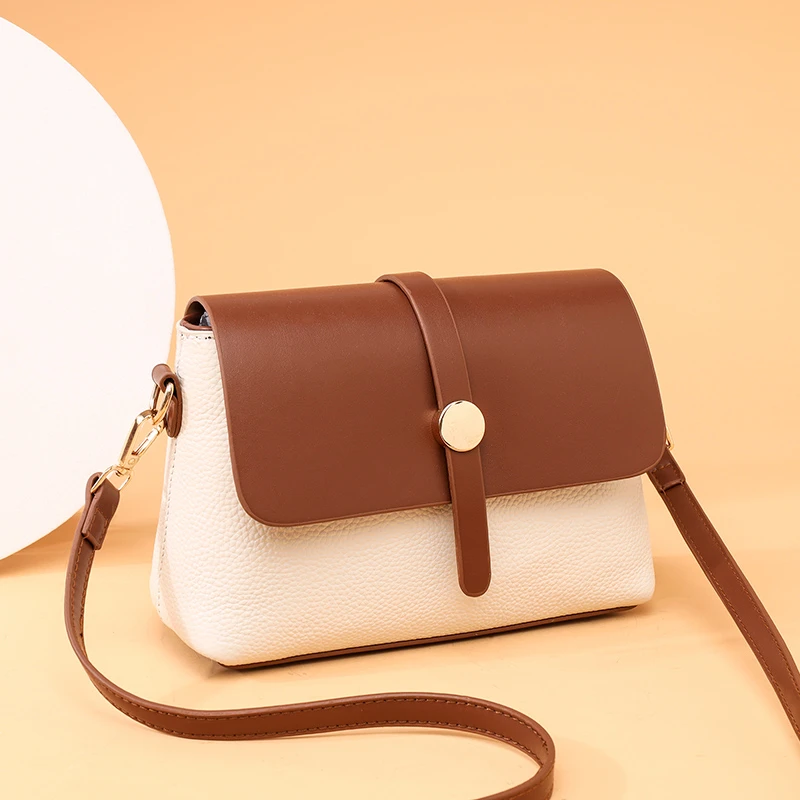 

Small Women Genuine Leather Crossbody Shoulder Bags Fashion Luxury Brand High Quality Soft Cowhide Female Messenger Bag 2022 New