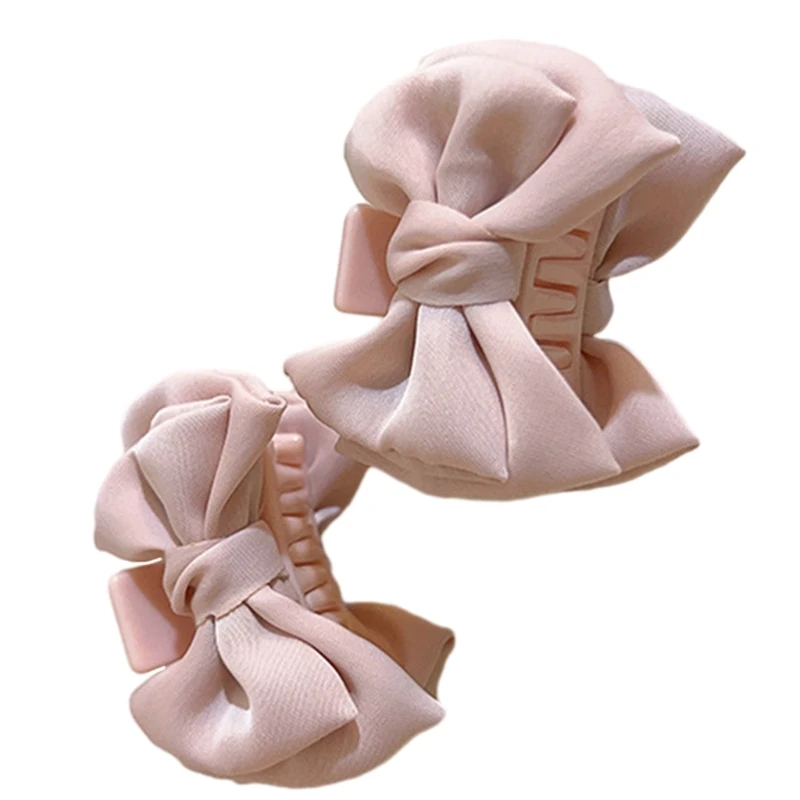 A0NF Балетный бант Опрятный 2000-е годы Заколка для волос с когтями сбоку Принцесса