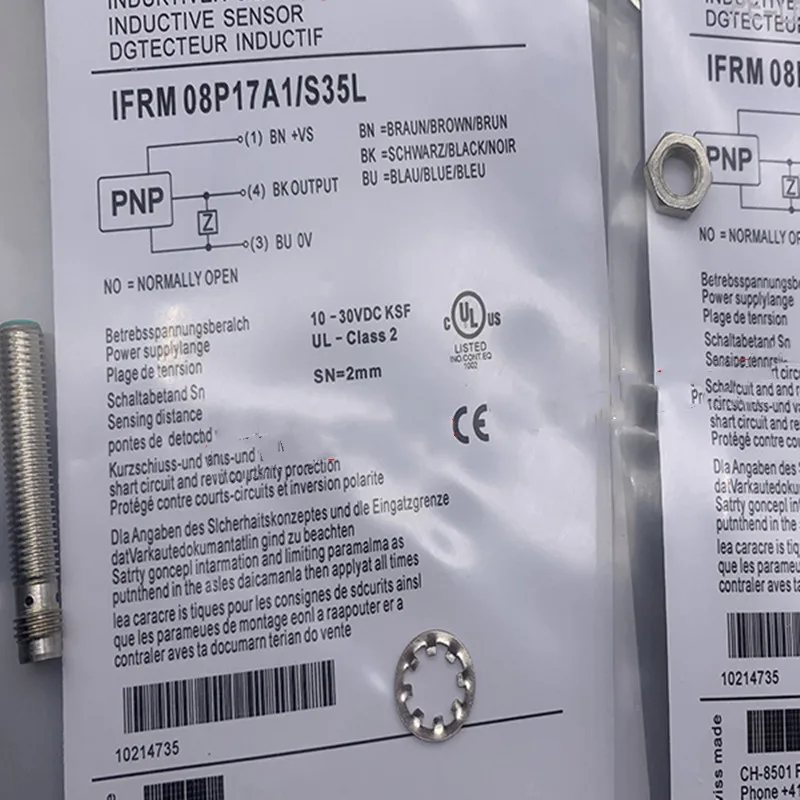 6 шт. Новый Высокоточный переключатель IFRM 08P17A1/S35L IFRM08P37A1/S35L 6 шт. Новый Высокоточный переключатель IFRM 08P17A1/S35L IFRM08P37A1/S35L