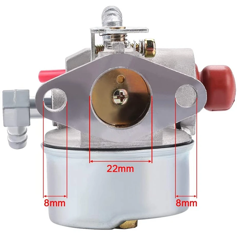2 комплекта карбюратора для Tecumseh LEV100 LEV105 LEV120 с лампой воздушного фильтра комплект