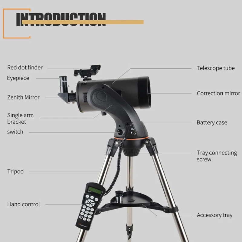 Celestron NexStar 127 SLT Компьютеризированный мацутов-телескоп Cassegrain для Deepsky галактики