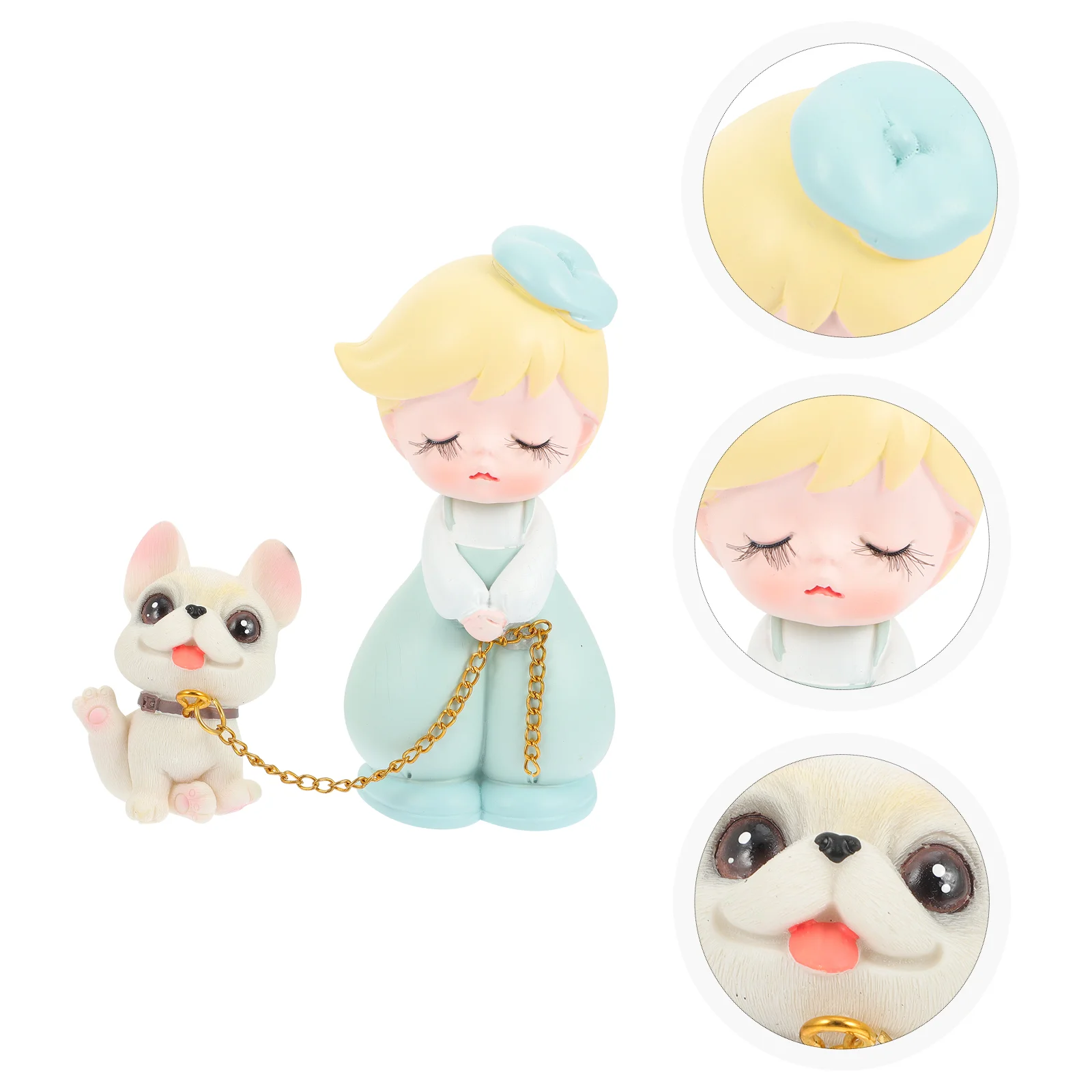 

Lovely Shaking Head Decoration Car Dashboard Resin Decoration Office Decoration