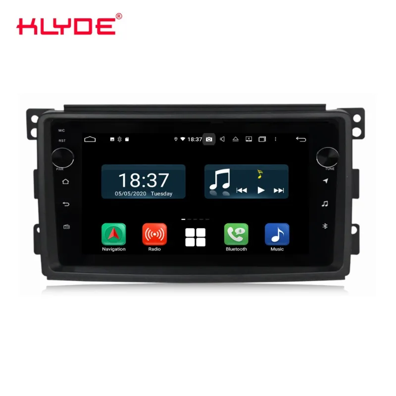 

New Arrival 1din Android 11 Built In 4GLTE Carplay Android Auto Car Stereo for SMART Fortwo 451 2005 2006 2007 2008 2009 2010