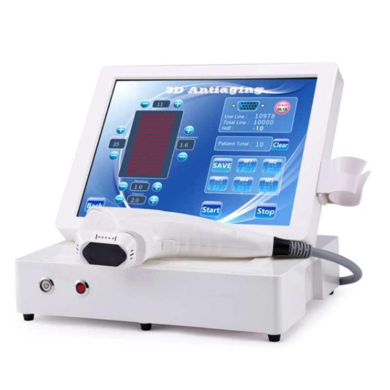 2023 NEw 4-D 3/5 Cartridges 20000 Shot Face Body And Neck Lift Anti Aging Wrinkle Removal Portable Therapy 4-D Machine CE