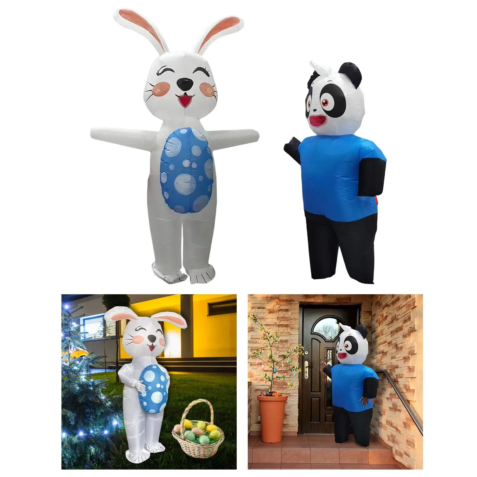 

Inflatable Costume Funny Outfit Fancy Dress Animal Anime Inflatable Clothing for Role Play Easter Carnival Cosplay Decorations