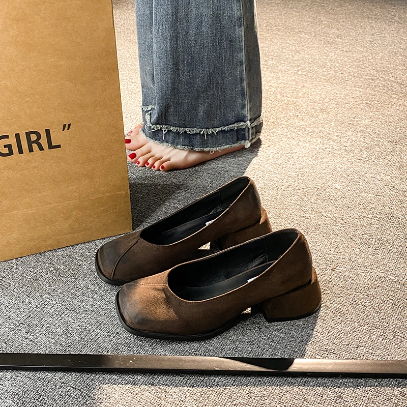 Весна-лето 2024 популярная нишевая дизайнерская Элегантная удобная обувь на