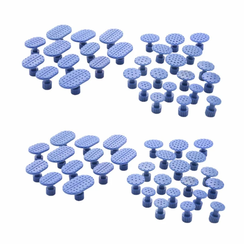 

60Pcs Glue Tabs Dent Lifter Tools Dent Puller Removal Slide Hammer Tool For Auto Paintless Dent Repair Glue Tabs