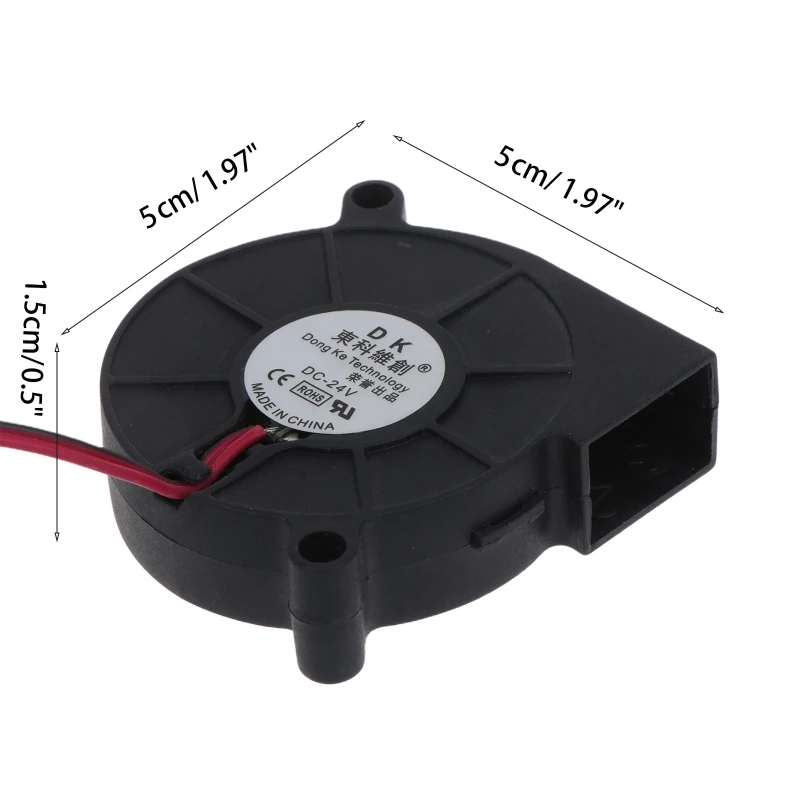 5015 Бесшумный вентилятор 5 В 12 24 увлажнитель с масляным подшипником