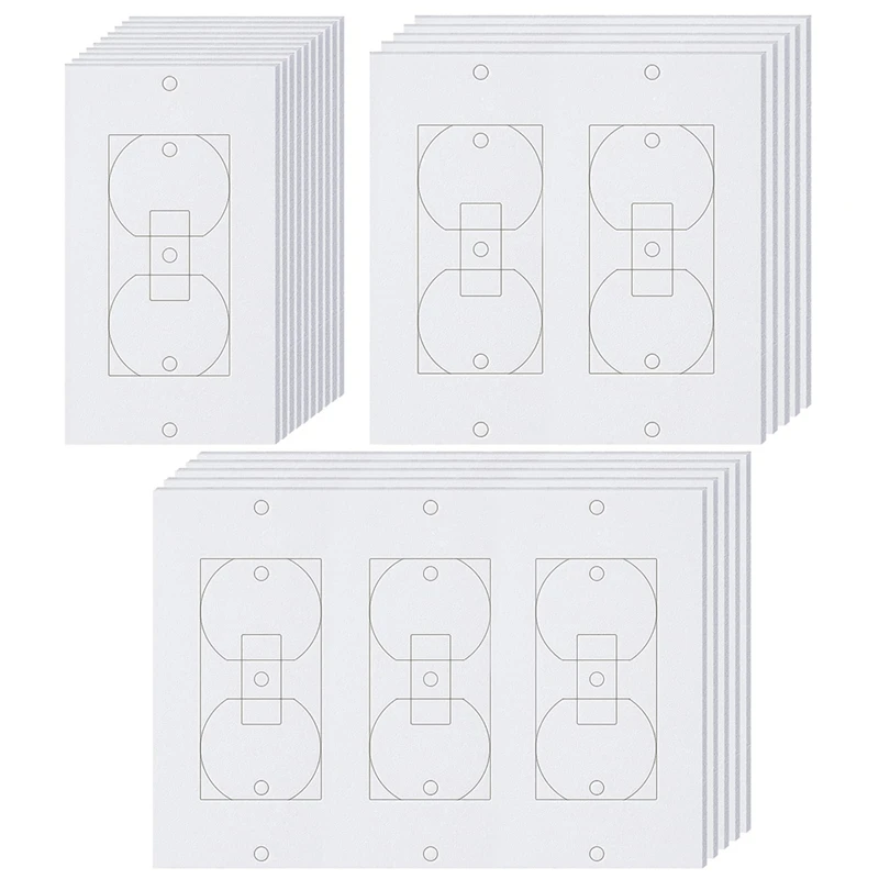 

20Pcs Wall Insulation Outlet Insulators Sealers,Electrical Outlet Insulation Pads For Wall, Light, Switch Socket CNIM Hot