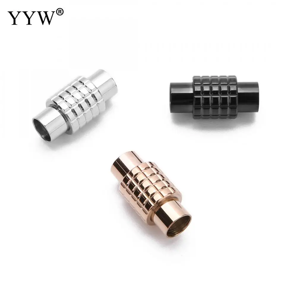 

2 _ Магнитная застежка из нержавеющей стали 10x20 мм, кожаный шнур, браслет, магнитная застежка, ожерелье для изготовления ювелирных изделий св...