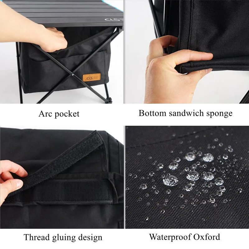 Вместительная Складная Настольная корзина для хранения сумки кемпинга и пикника