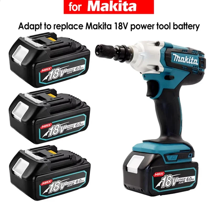 2024 Обновленная сменная литиевая батарея Makita BL1860 BL1850B BL1850 BL1840 BL1830 BL1820 BL1815 LXT-400 18 В