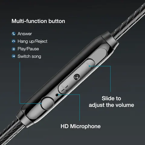 Проводные наушники EARDECO 3,5 мм Type-C