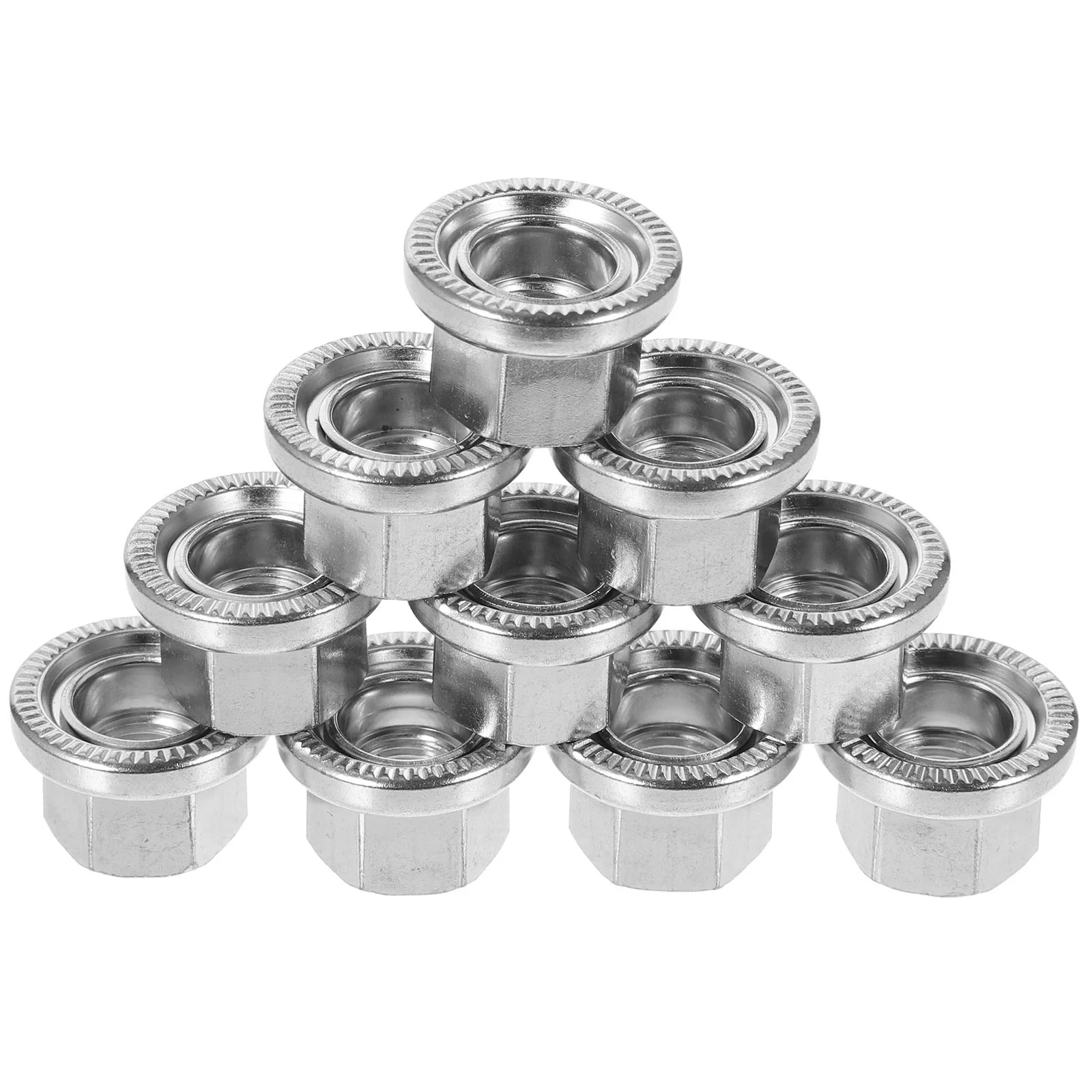 

10pcs Bike Nuts Wheel Retaining Hub Parts for Mountain Roads Bike Bicycles