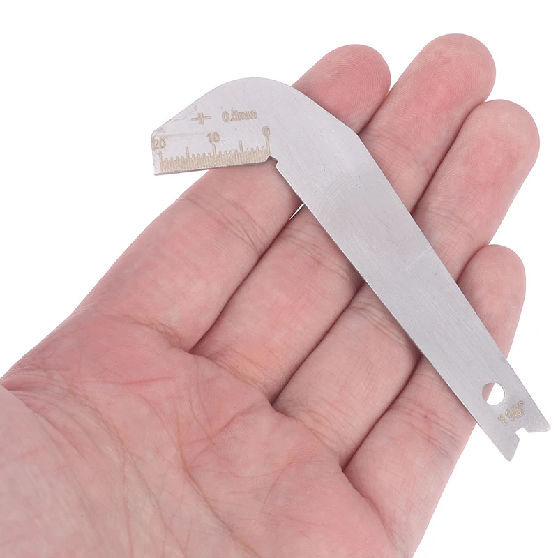 

Stainless Steel Drill Template Gauge Weld Drill Bit Measurement Welding Inspection Tool Wear-resistant Template Gauge Tool