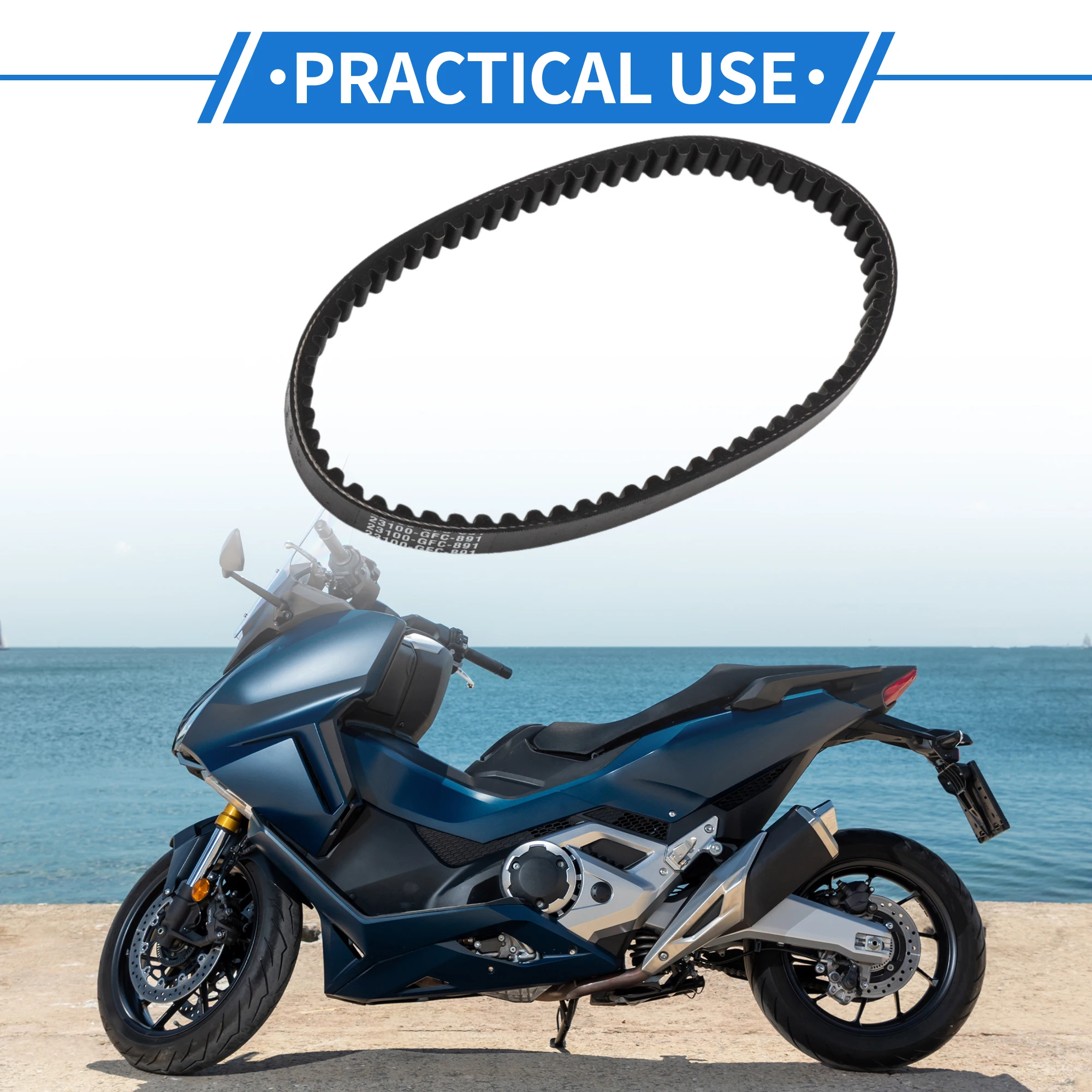 Приводной ремень Motoforti для Honda NCH50 Metropolitan 2012-2015 Износостойкий и устойчивый к