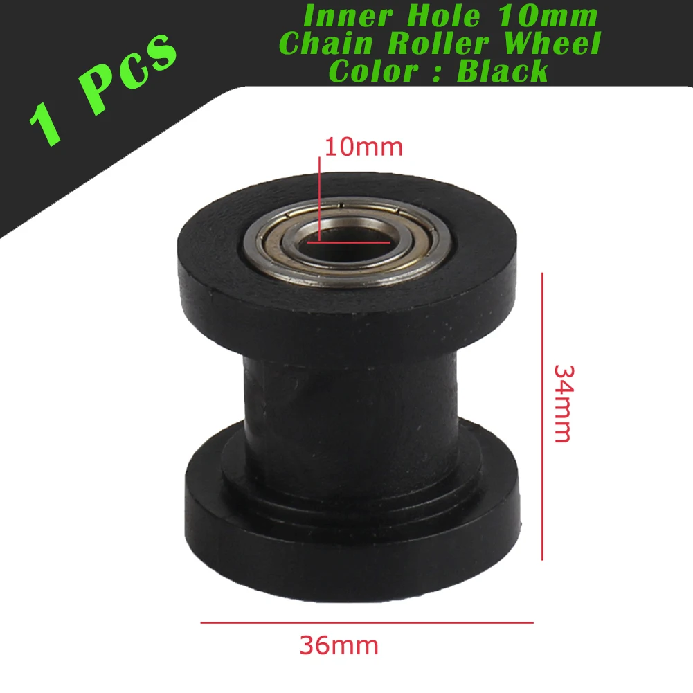 

8/10 мм Приводной цепной ролик, роликовый шкив, натяжитель колеса, направляющее колесо для эндуро, мотоцикла, мотокросса, питбайка, квадроцикла CRF CR XR