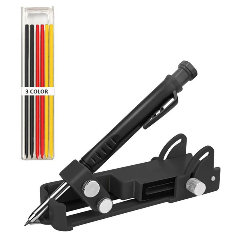 

Multi-function Scribing Construction Pencil Scribe Tool Carpenter DIY Woodworking Marking Gauge Tools Precise Measuring Tools