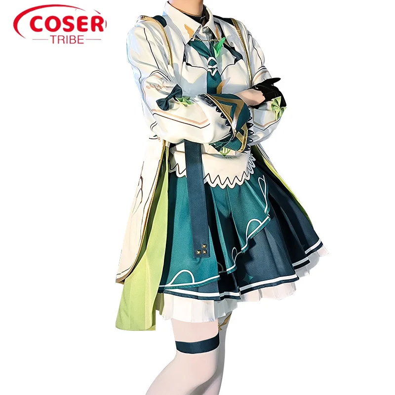 

COSER TRIBE Anime Game Honkai Impact 3 Aponia Halloween Carnival Role Play Costume Complete Set
