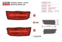 

YP-119L rear bumper reflector left-right-right-CRAFTER SPRINTER 0616 (led)