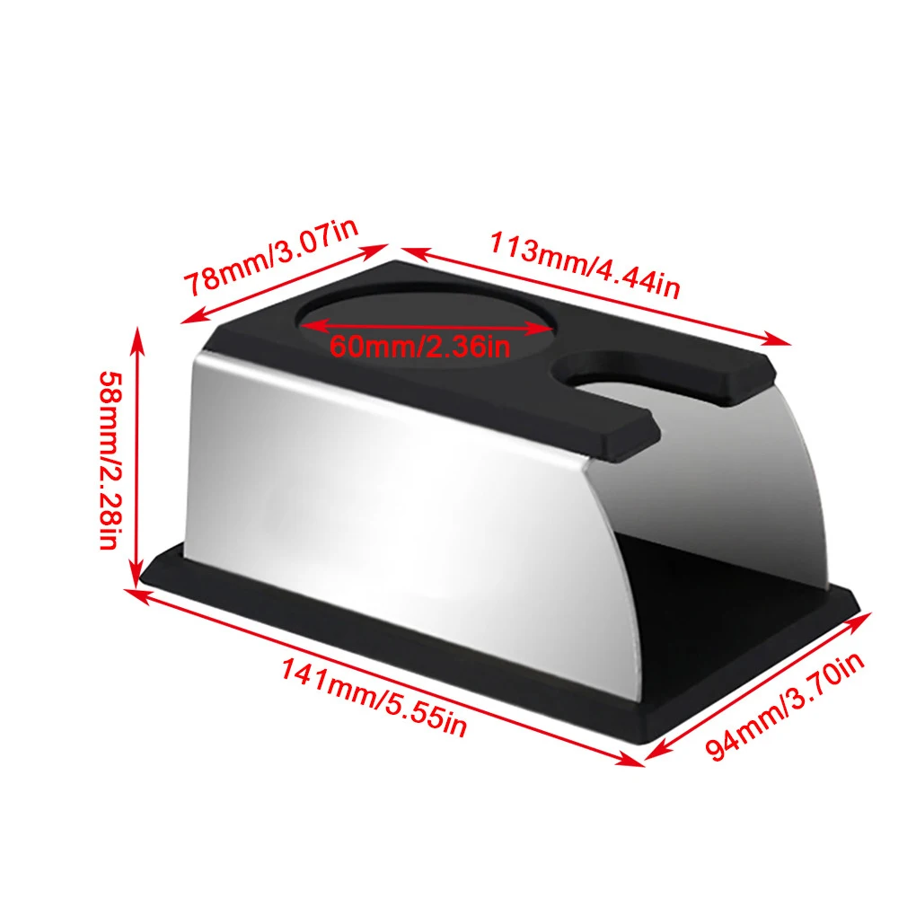 

Coffee Tamper Stand Stainless Steel Press Holder Detachable Trapezoid Tamper Stand Tool