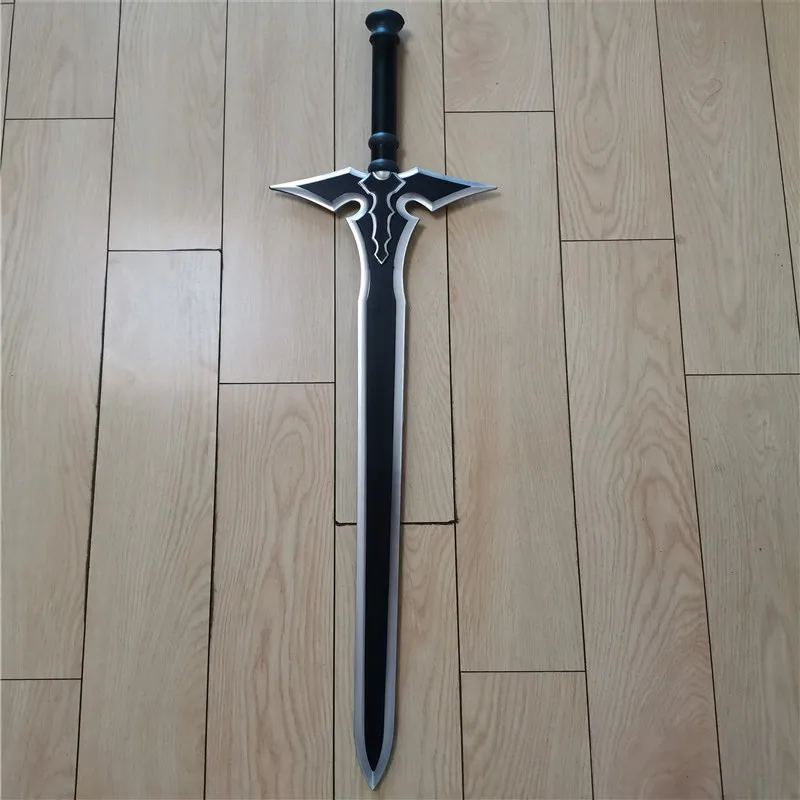 

Cosplay Anime 2nd Season Sword Art Online Kirigaya Kazuto Elucidator Sword Prop Role Play SAO Kirito PU Weapon Toy 108.5cm