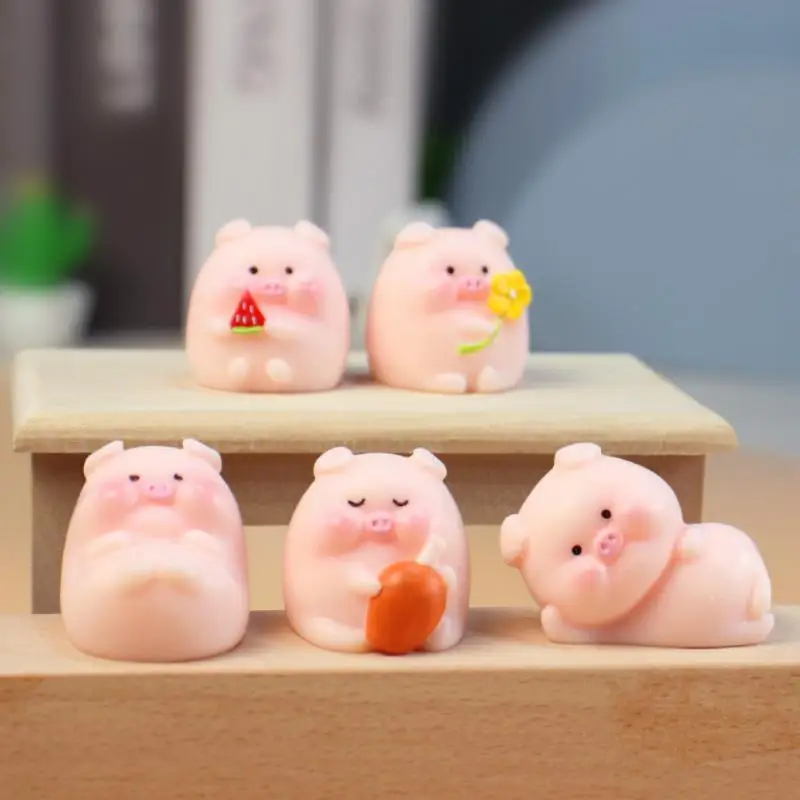 

Home Decoration Accessories Resin Small Ornaments Micro Landscape Simulation Cartoon Cute Home Mini Crafts Car Decorations