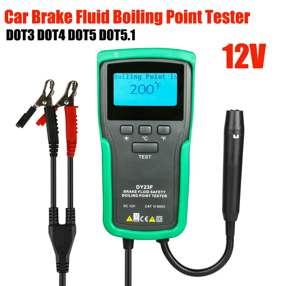 

DY23F Brake Fluid Boiling Point Tester Antifreeze Point Detector Automotive Brake System Diagnostic Tool DOT3 4 5