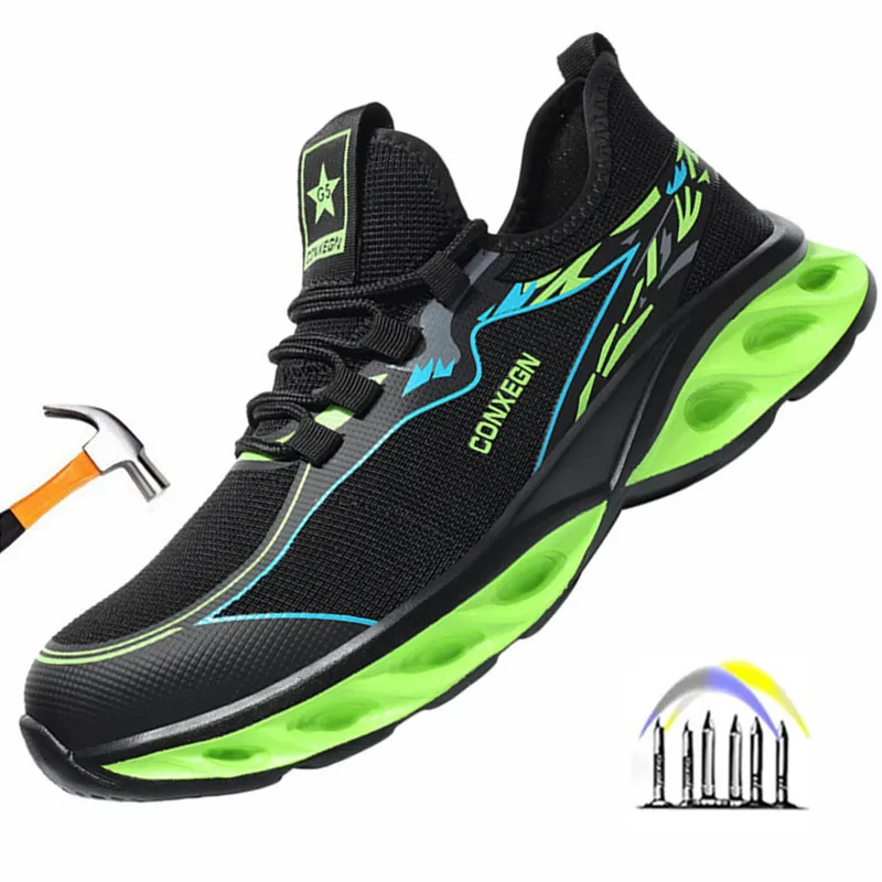 Модная Рабочая обувь с защитой от проколов