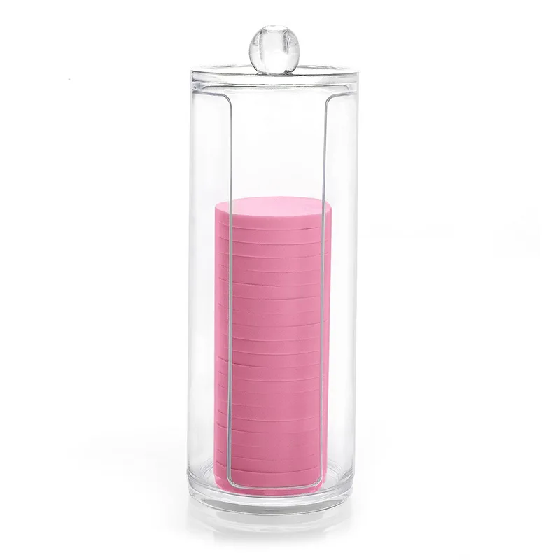 

Acrylic Makeup Organizer Cotton Swabs Qtip Container Cosmetic Makeup Cotton Pad Organizer Jewelry Storage Box(Empty Box)#D2
