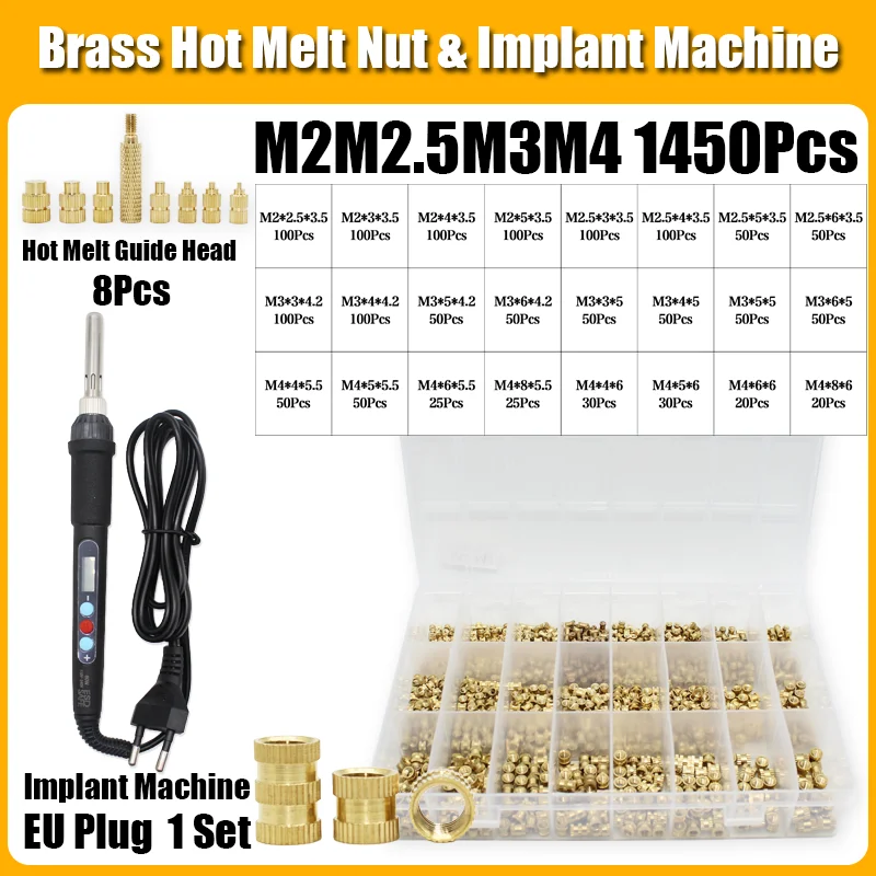 

Медные вставные гайки YMAX M2 M3 M4 M5 M6 M8