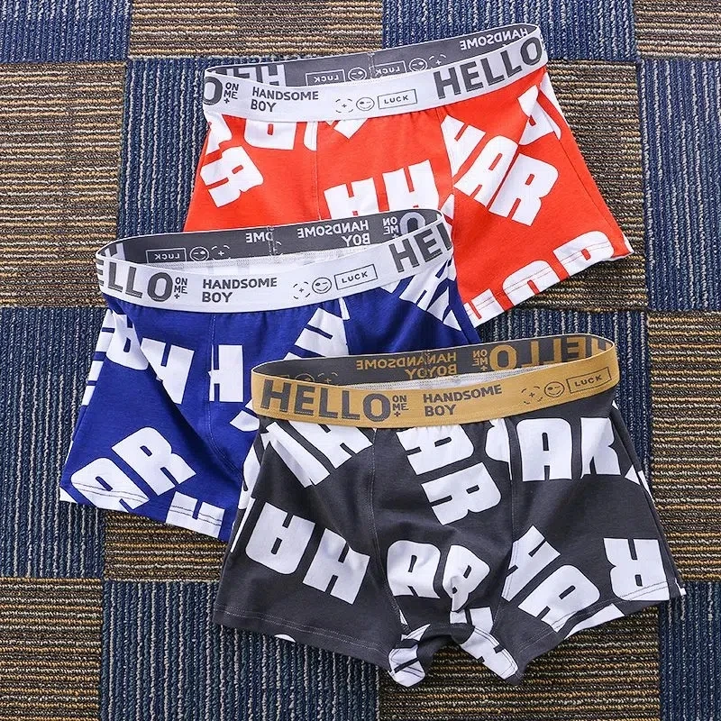 Men's Panties Men's Underwear Men Boxers Comfortable Soft Pure Cotton Breathable Man's Underpant New Loose Style Free Shipping