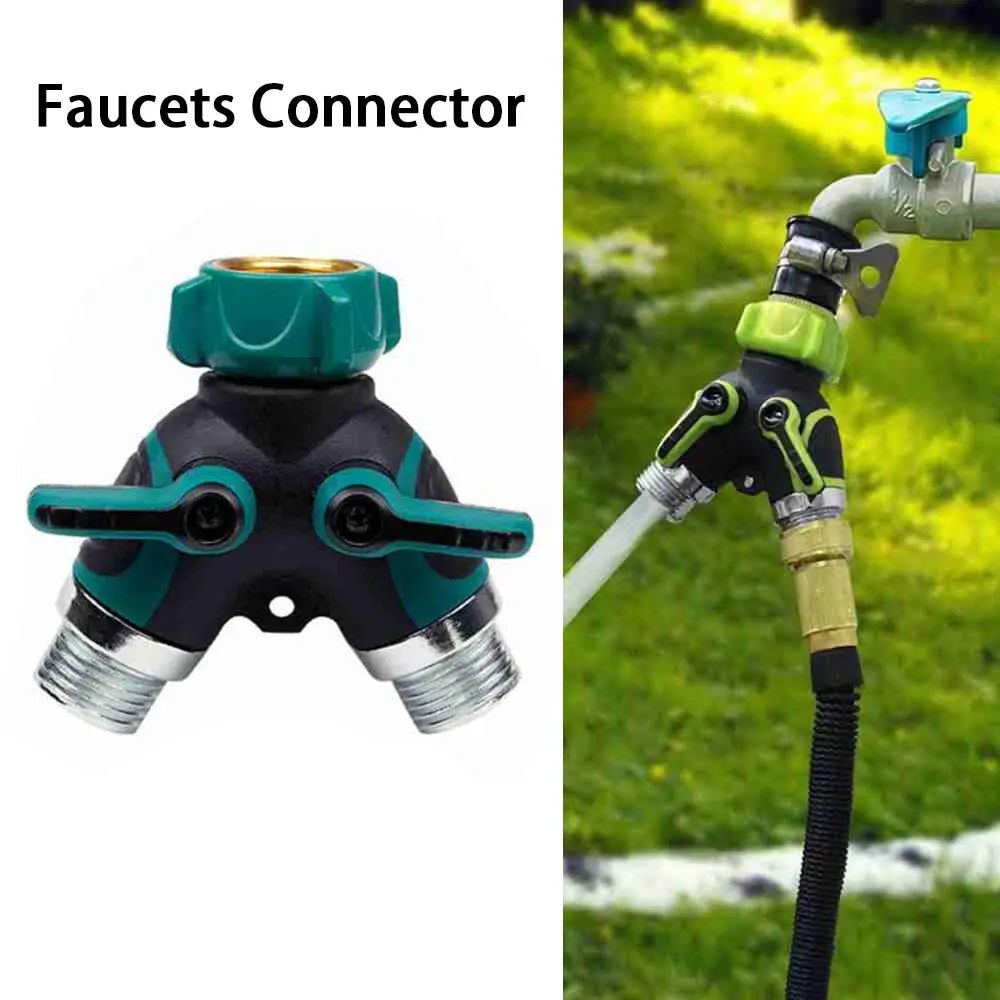 

Home & Garden Sprays Tube Water Tank Fitting Gardening Supplies Tap Pipe Valve Hose Adapter 2-Way Water Distributor