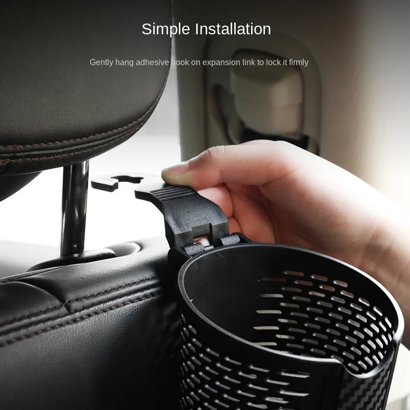 Car Cup Holder Seat Back Hook Organize Storage Basket Phone Universal Accessories Interior organizer box |