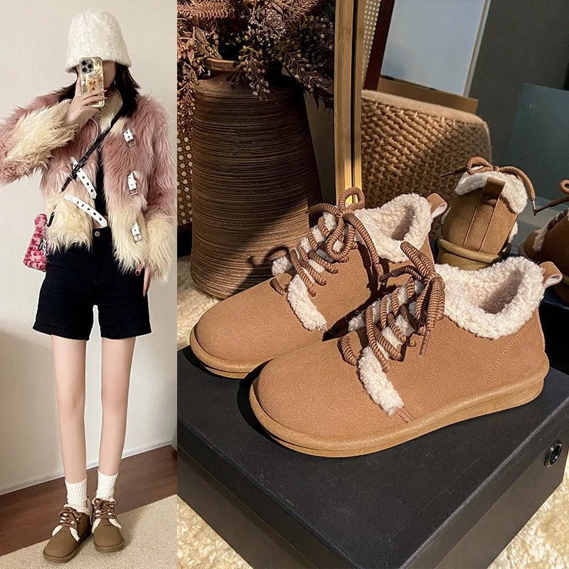 Лоферы на меху женские туфли 2024 повседневные кроссовки осенние сабо Modis новые