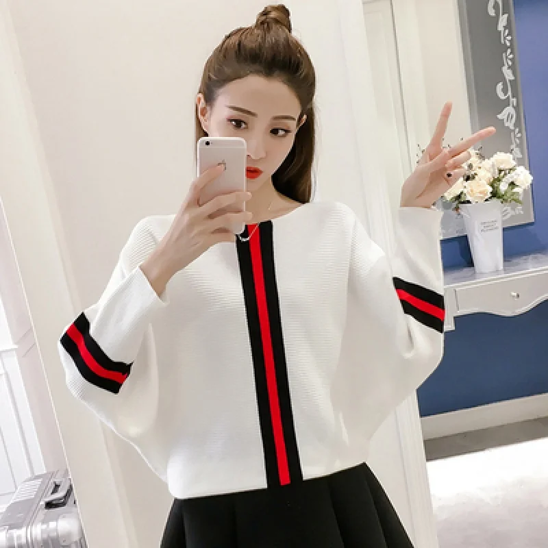 

Spring and autumn hot sale Korean fashion women's bottoming sweater pullover sweater
