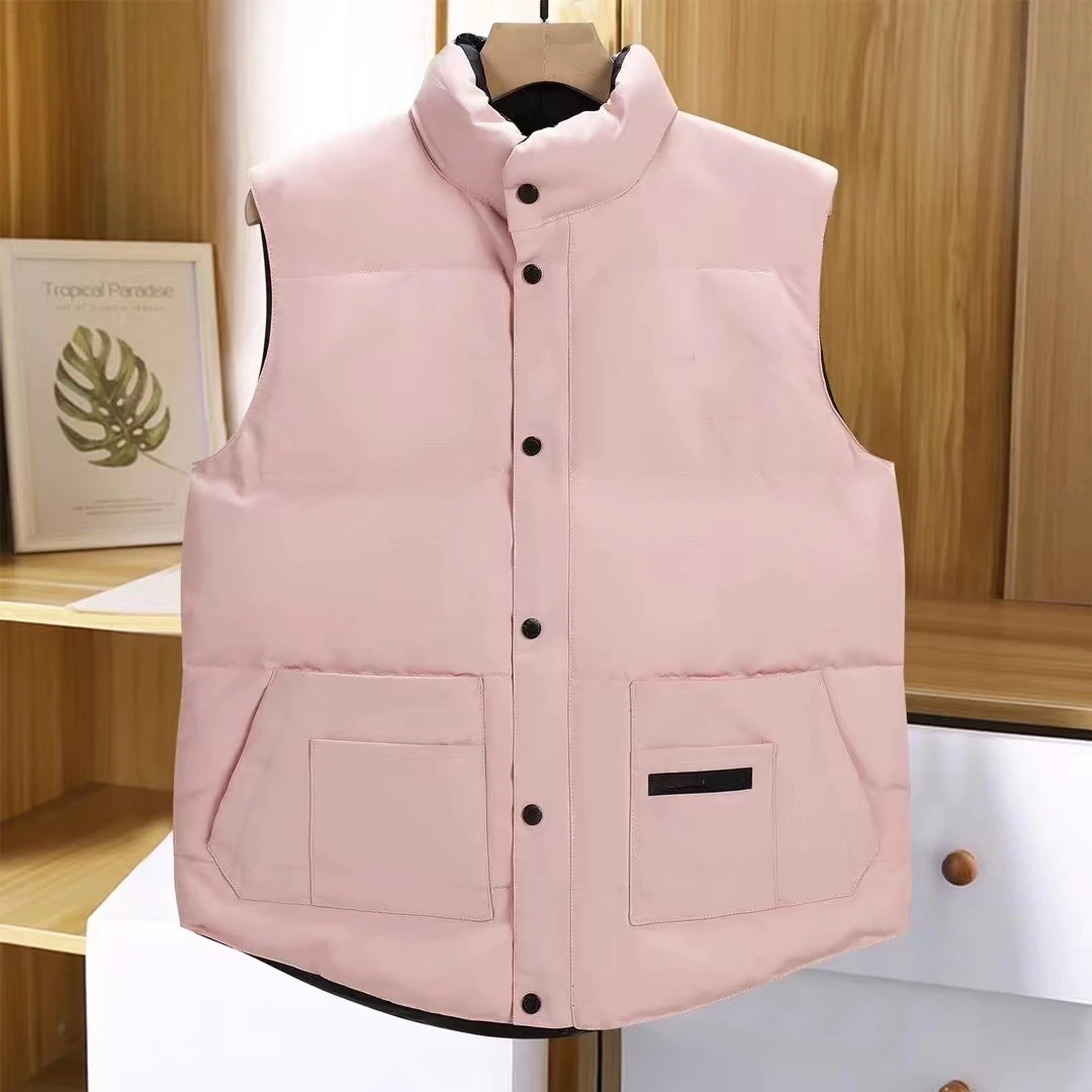 Canada Brand Men and Women's Down Jacket Parkas Couple Vest Spring and Autumn Casual Sleeveless Puffer Jackets Waiscoat EU Size