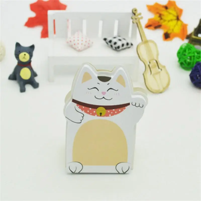 Kawaii Fortune Cat блокнот Настольные заметки канцелярские товары офисные