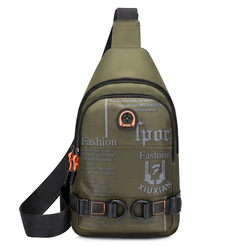 

Уличная трендовая нагрудная сумка, модная сумка через плечо, повседневная универсальная сумка-мессенджер, велосипедная спортивная водонеп...