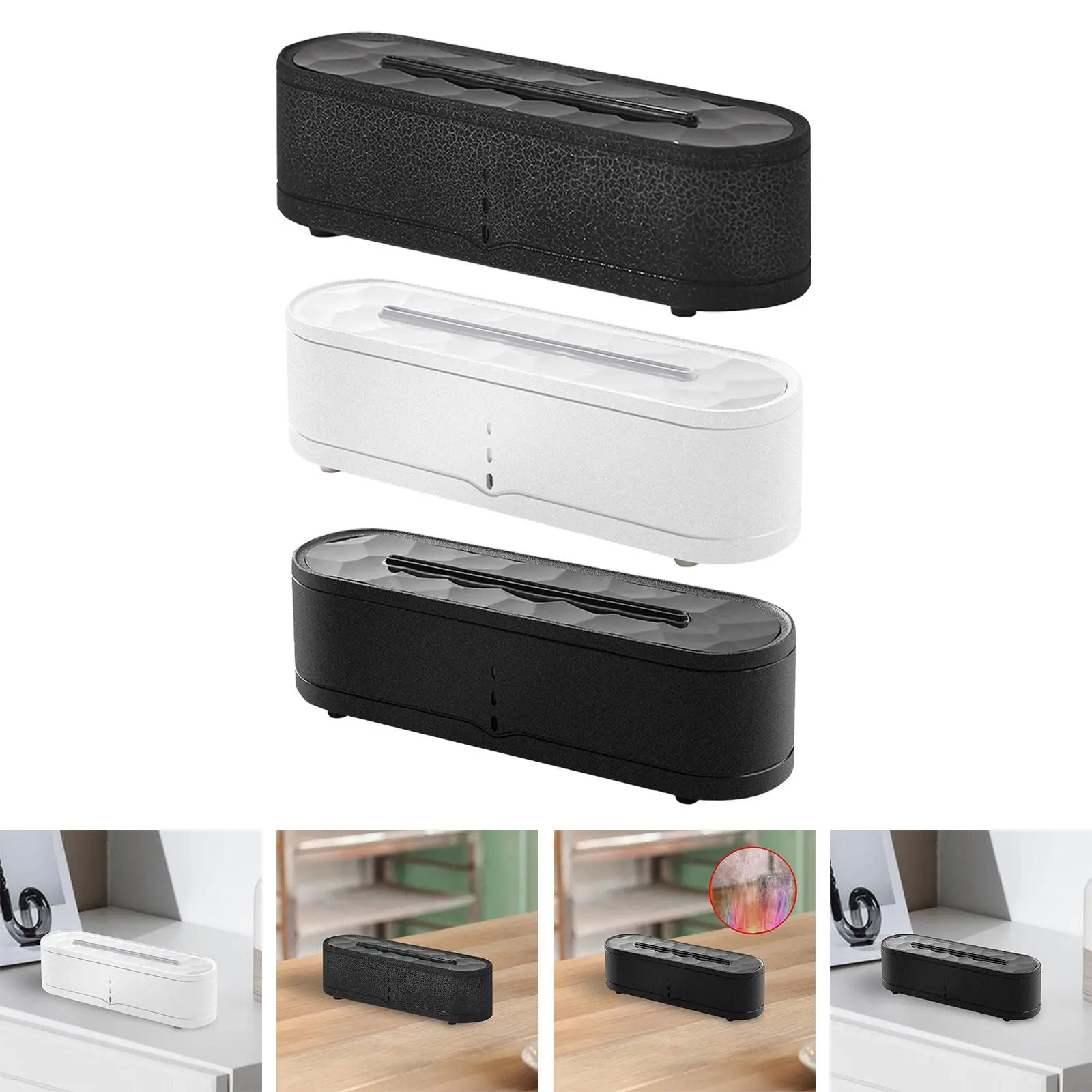 Аромадиффузор с эффектом пламени подарок увлажнитель воздуха 260 мл для дома