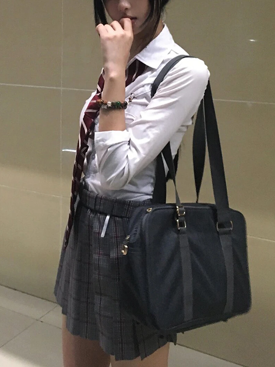 Pure Desire Jk Uniform White Waist Hugging Shirts Summer Mature Royal Sister Women suit Gyaru Wear Plaid Pleated Skirt