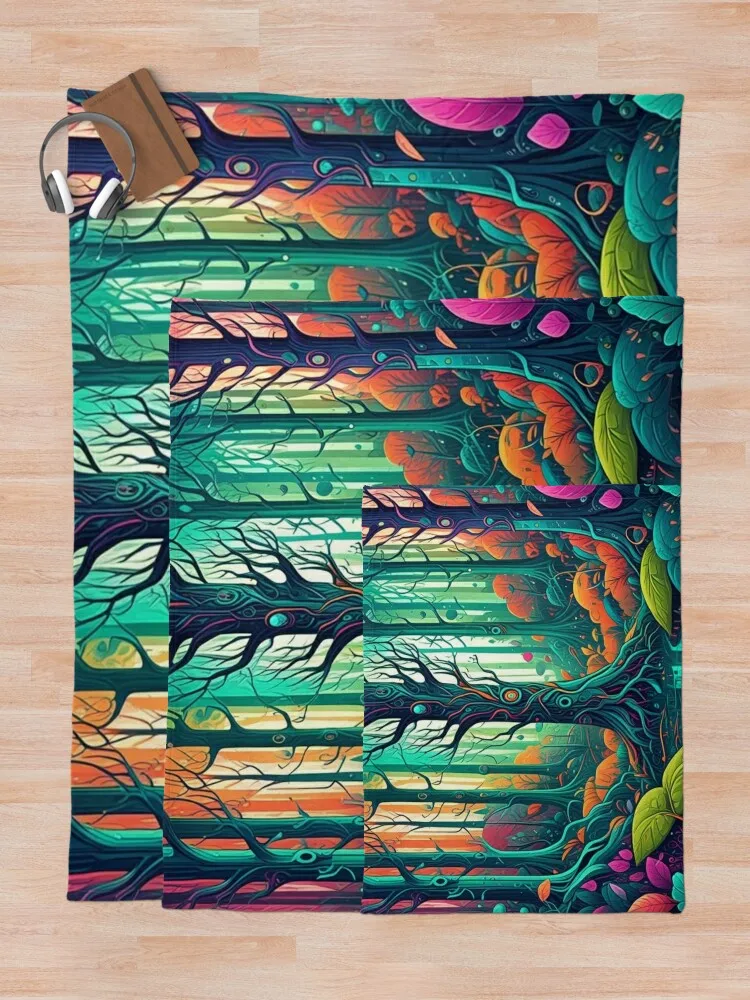 Одеяло с усилением природы красивые гигантские одеяла для дивана