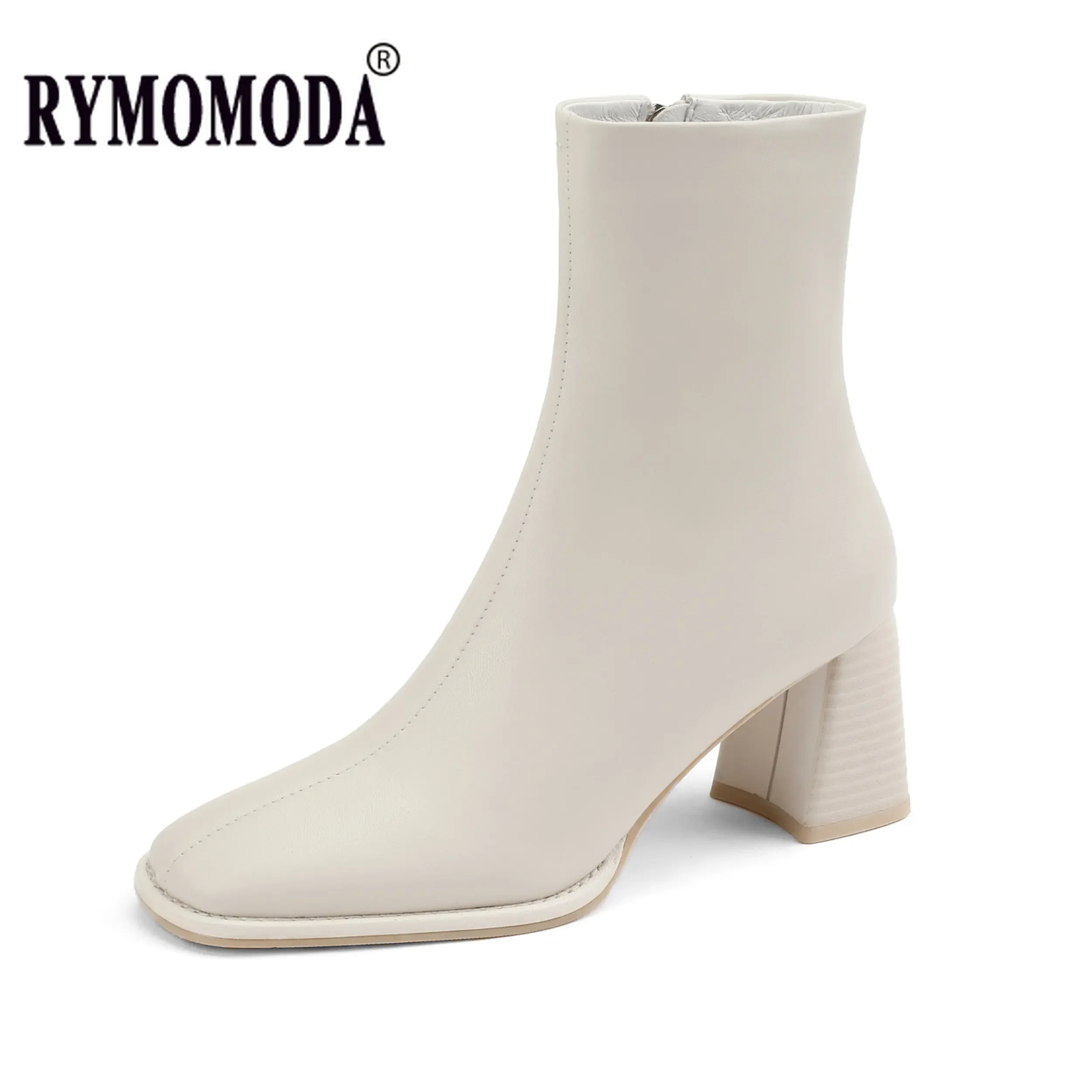 

Женские ботильоны Роскошные из натуральной кожи на высоком каблуке на молнии черные короткие ботинки челси 2023 элегантные ботинки из овечьей кожи обувь ручной работы