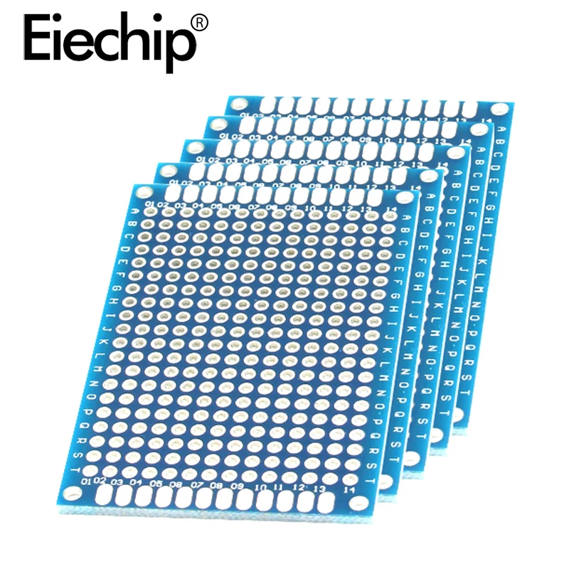 10pcs/lot 4x6cm Double Side PCB Board Universal Copper Prototype Board Experimental Development Plate DIY Electronic Soldering