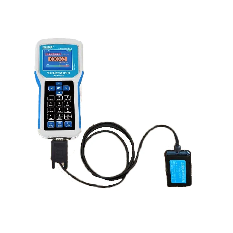

Handheld soil npk ph temperature moisture salinity tester