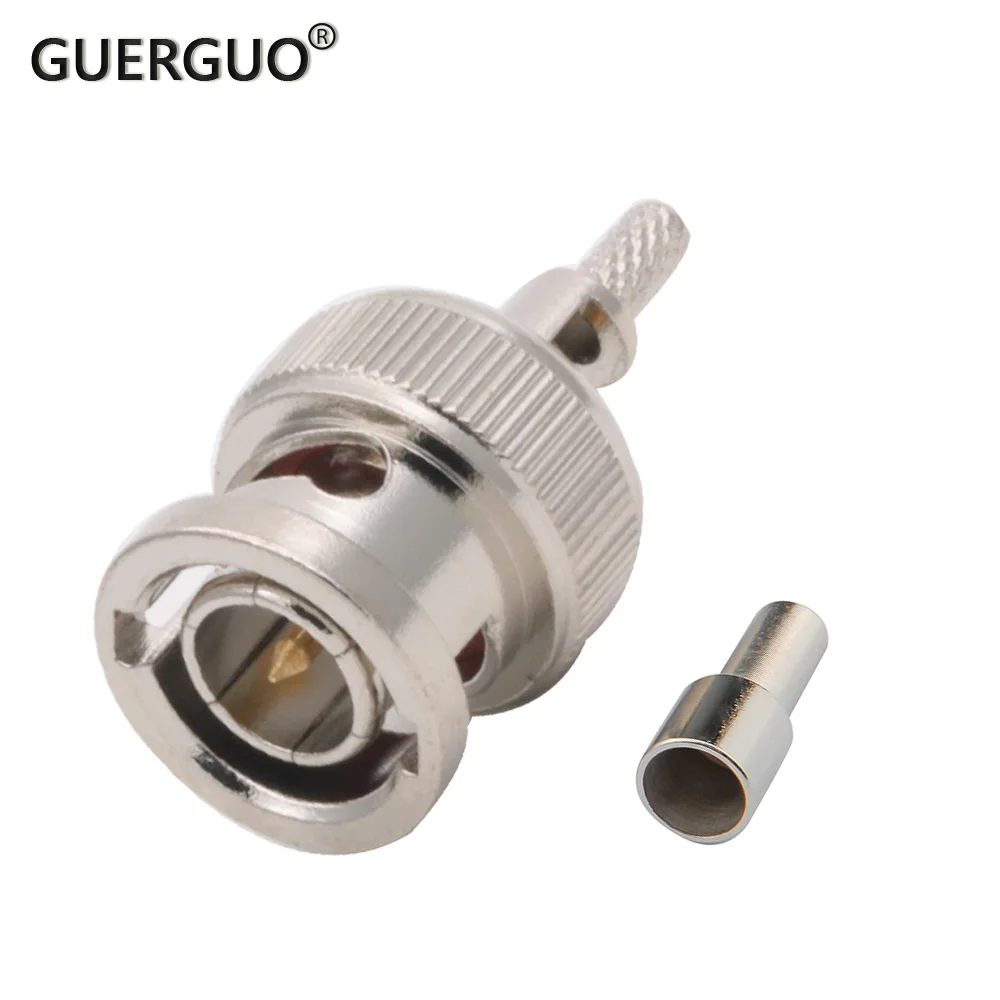 

2 PCS RG316 50-1.5 BNC Series BNC Male Female Connector RF Coaxial Cable RF Coaxial connectors for RG316 Pigtail Cable Adapter