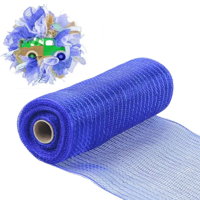 

Fall Ribbon Gift Mesh Roll Poly Mesh Colorful Cuttable Soft Poly Mesh Ribbon Decor For Decoration Wreaths Bows